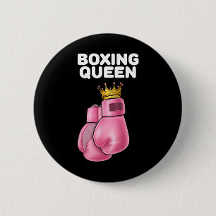 Boxing Queen Womens Boxing Girls Boxer Boxing  6 Cm Round Badge