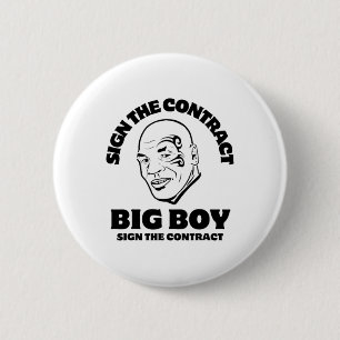 Boxing Quote 6 Cm Round Badge