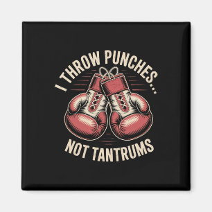Boxing Quote Meme Strong Punches Zero Drama Punch  Magnet