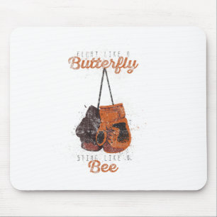 Boxing Quote Mouse Pad