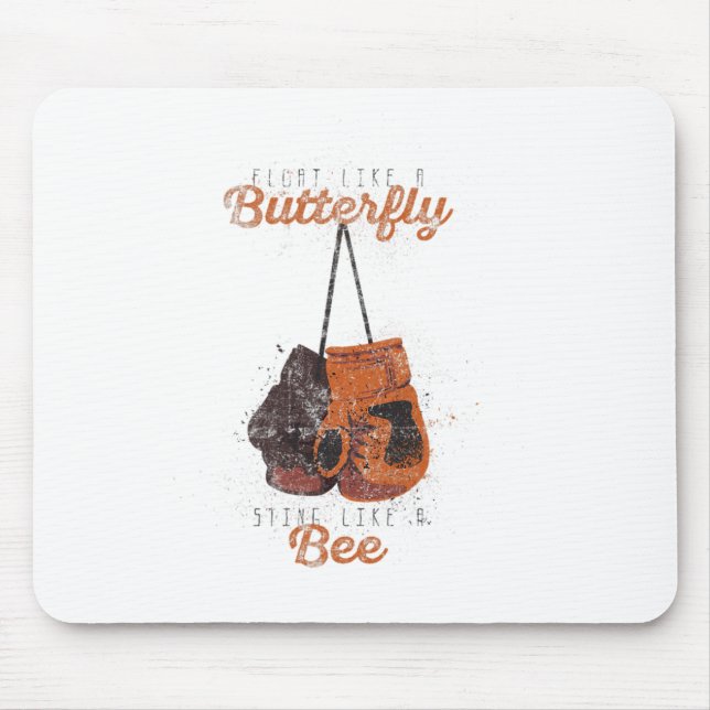 Boxing Quote  Mouse Pad (Front)