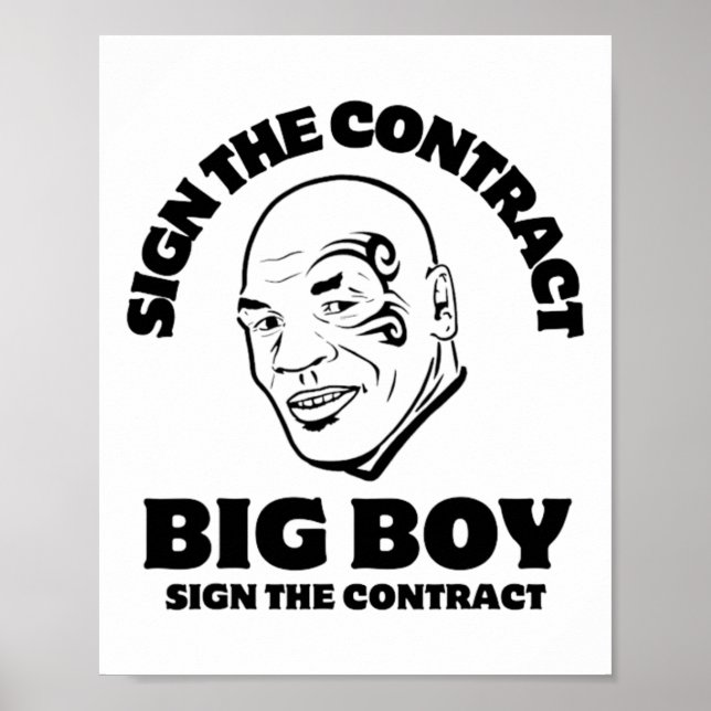 Boxing Quote  Poster (Front)