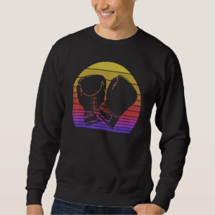Boxing Retro All Day Bae  Women Boxing Sports Love Sweatshirt