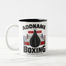 Boxing Ring ADD NAME Boxer Gym Speed Bag