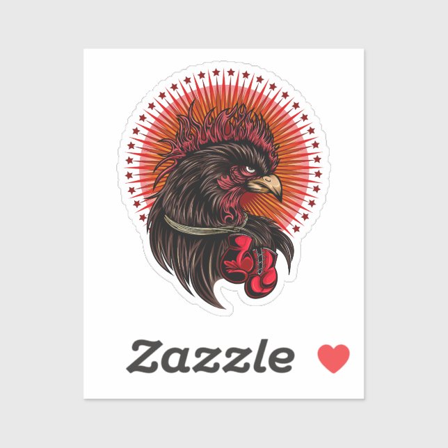 Boxing Rooster (Sheet)
