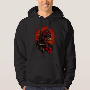 Boxing Rooster Hoodie
