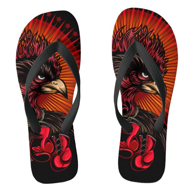 Boxing Rooster Jandals (Footbed)