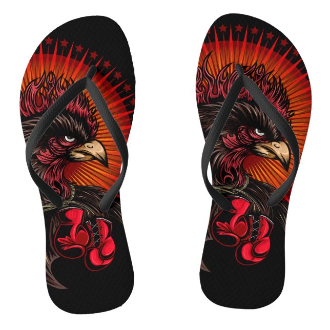 Boxing Rooster Jandals (Footbed)