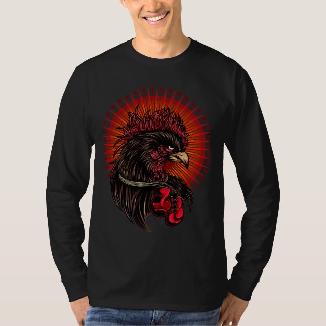 Boxing Rooster T-Shirt (Front)