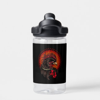 Boxing Rooster Water Bottle
