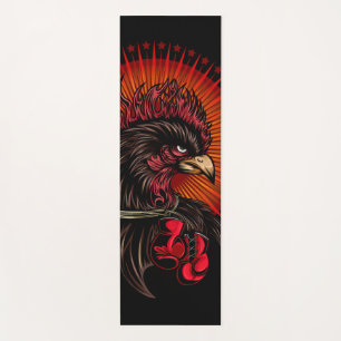 Boxing Rooster Yoga Mat
