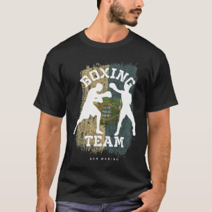 Boxing San Marino Combat Sports Fighter Boxing T-Shirt