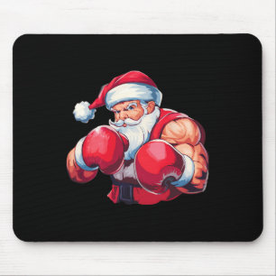 Boxing Santa Claus Boxer Boxing Christmas Boxer Xm Mouse Pad