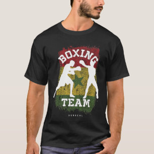 Boxing Senegal Combat Sports Fighter Boxing T-Shirt