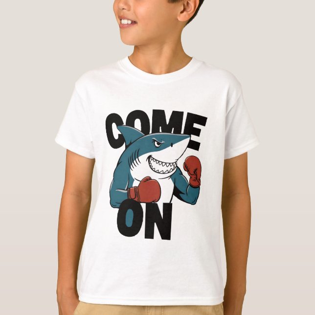 Boxing shark T-Shirt (Front)