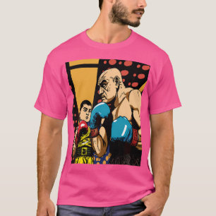 Boxing Sports Enthusiasts Vintage Pop Art Boxer T-Shirt