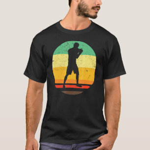 Boxing Sports Or Mma Fighter Boxer Retro Vintage A T-Shirt