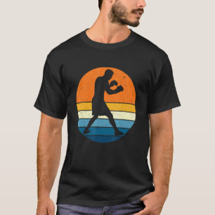 Boxing Sports Retro Vintage Sunset Boxer T-Shirt