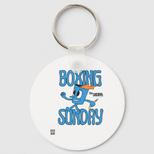 Boxing Sunday Knockout Punch Heavyweight Champion Key Ring