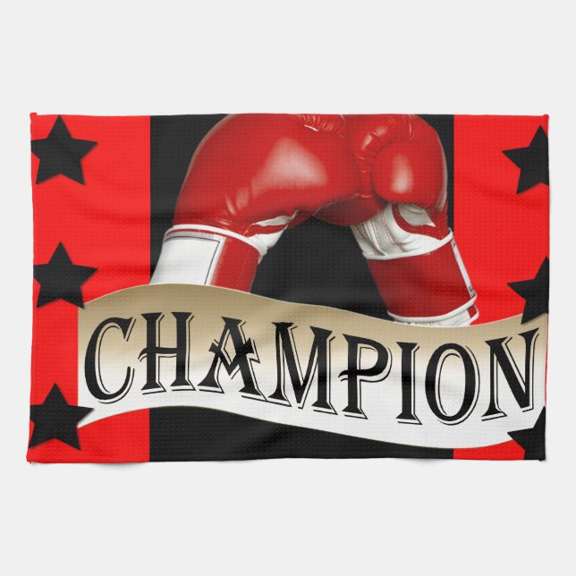 BOXING TEA TOWEL (Horizontal)