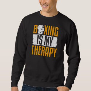 Boxing Therapy Boxer Boxing Trainer Coach Sweatshirt