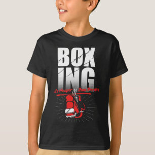 Boxing Therapy Kickboxing Boxer T-Shirt