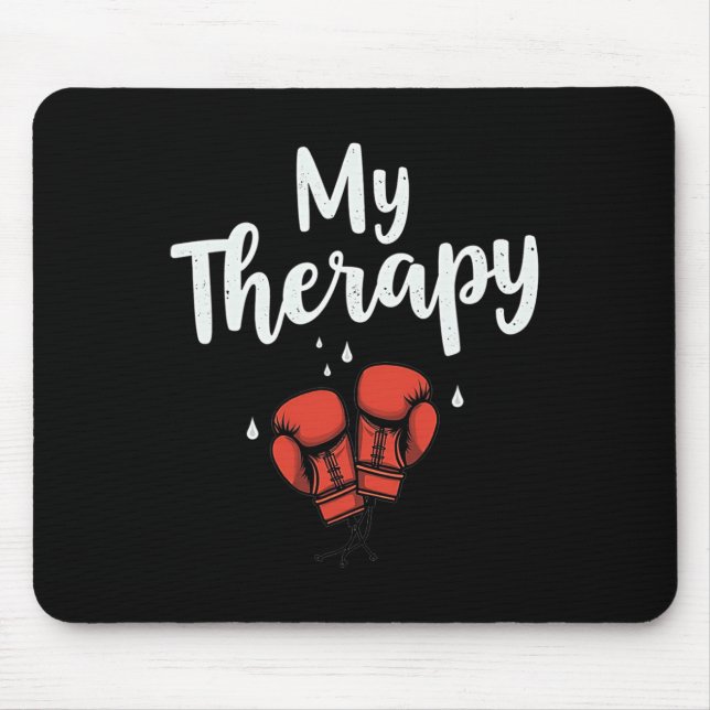 Boxing Therapy  Mouse Pad (Front)