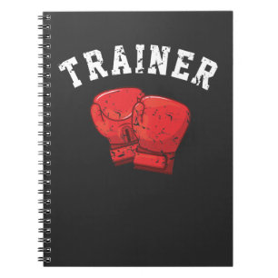 Boxing Trainer Boxer Personal Coach Box Training Notebook