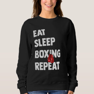 Boxing Training Jab Upper Cut Punch Knockdown 5 Sweatshirt