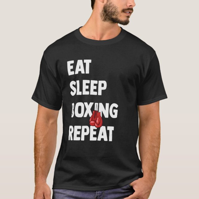 Boxing Training Jab Upper Cut Punch Knockdown 5 T-Shirt (Front)