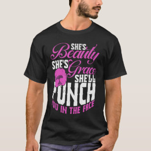 Boxing Training Jab Upper Cut Punch Knockdown T-Shirt