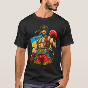 Boxing Ukrainian Boxer Ukraine Flag  T-Shirt