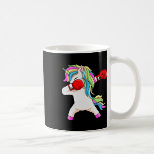 Boxing Unicorn Dabbing Boxer Coach Trainee Student Coffee Mug