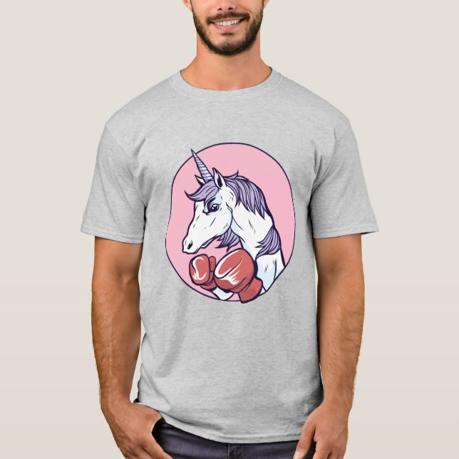 Boxing Unicorn T-Shirt (Front)