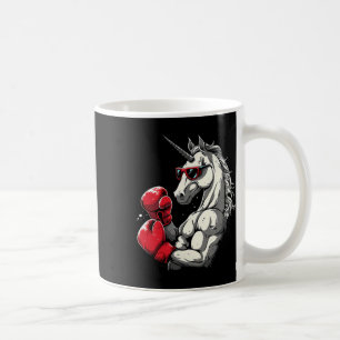 Boxing Unicorn With Boxing Gloves Kickboxing Cute Coffee Mug