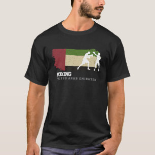 Boxing United Arab Emirates Combat Sports Fighter  T-Shirt