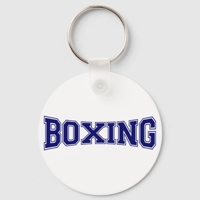 Boxing University Style Key Ring (Front)