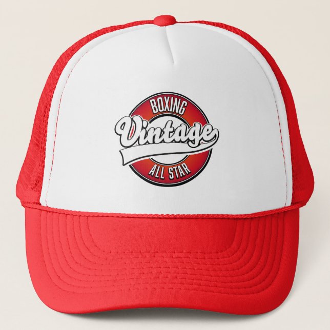 Boxing Vintage All star logo Trucker Hat (Front)