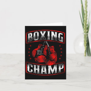 Boxing Vintage Boxing Champ  Card