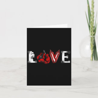 Boxing Vintage Love  Card