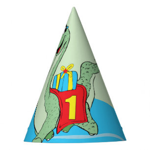 Boy, 1st Birthday Dinosaur Party Hat