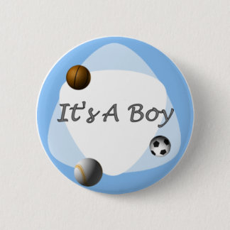 Boy 6 Cm Round Badge