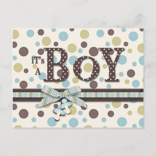 Boy Advice Postcard (Front)