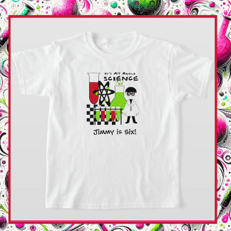 Boy All About Science Customised T-shirt