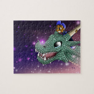 Boy and Dragon Jigsaw Puzzle