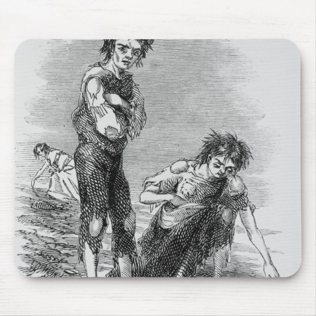 Boy and Girl at Cahera Mouse Pad (Front)