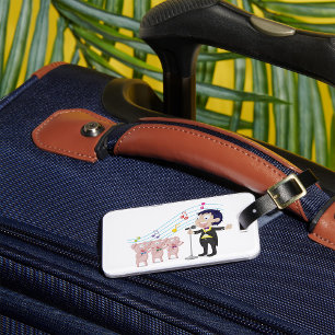 Boy And Pigs Singing Luggage Tag