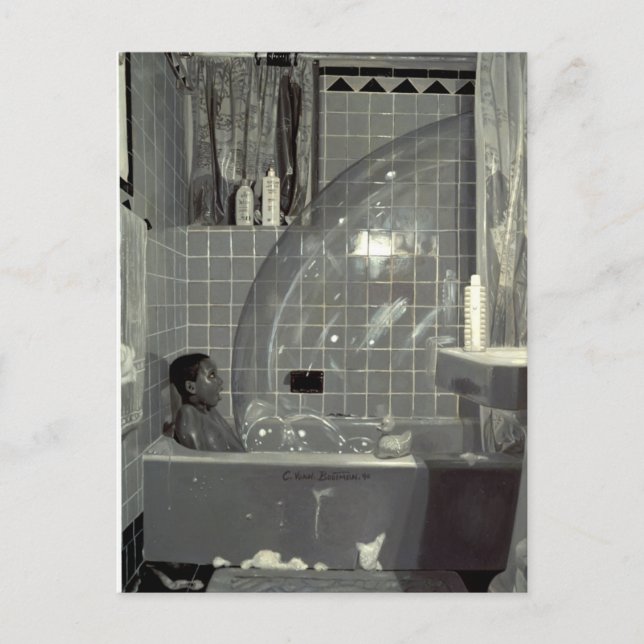 Boy and the Bubble 1990 Postcard (Front)