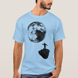Boy and the Moon - Black T-Shirt