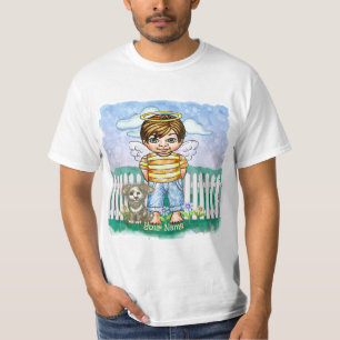 Boy Angel and Dog t-shirt